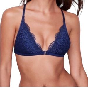 Victoria's Secret Navy Lace Bralette